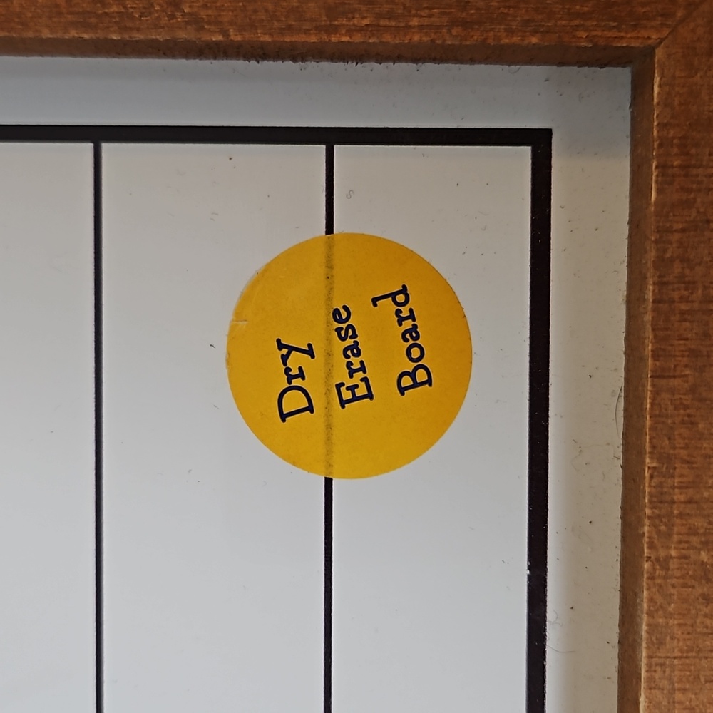 Wooden Dry Erase Boards Perfect for Homeschooling Set of 2 All Ages T12 - Picture 7 of 8